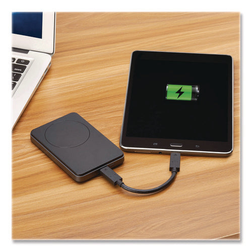 Image of Tripp Lite by Eaton Portable Wireless Magnetic Charging Power Bank, USB C, Black