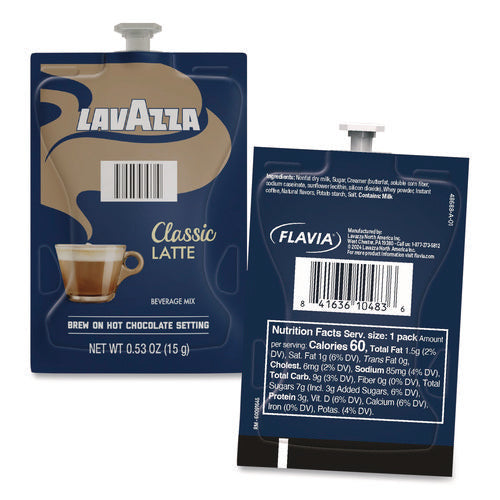 Image of Lavazza Latte Merchandiser Kit, Classic/Mocha/Vanilla Freshpacks, 54/Carton