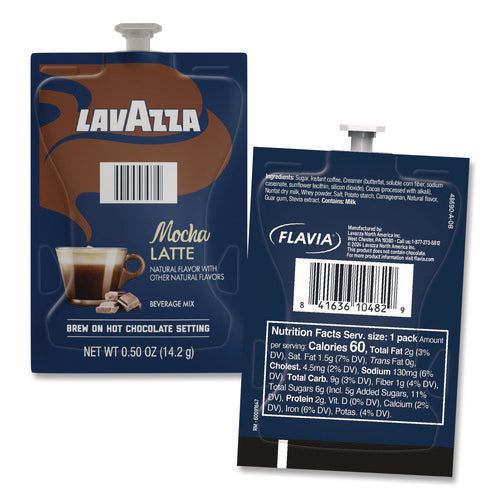 Image of Lavazza Latte Merchandiser Kit, Classic/Mocha/Vanilla Freshpacks, 54/Carton