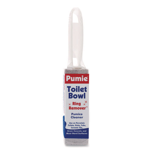 Image of Pumie® Toilet Bowl Ring Remover with Handle, 1.25 x 5, Gray, 6/Pack