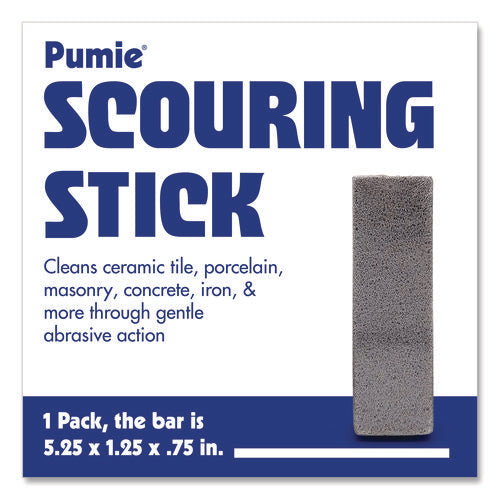 Image of Pumie® Scouring Stick, 5.75 x 1.25, Gray, Dozen