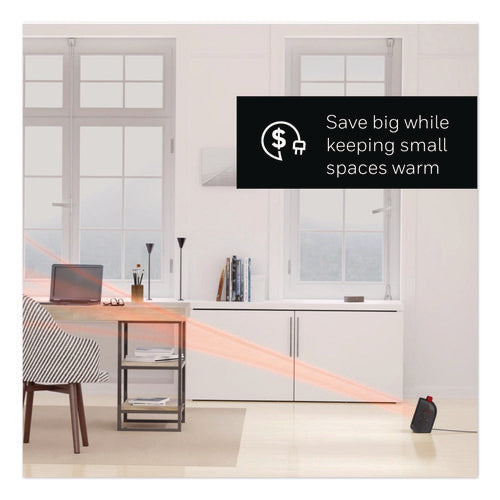 Image of Honeywell UberHeat 5 Ceramic Heater, 4.5 x 4.5 x 8.86, Black