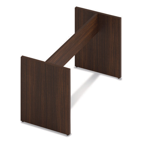 Image of Alera® Alera Seville 96" Wide Conference Table Base, 50w x 22d x 28h, Mahogany