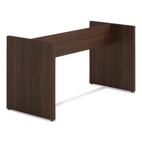 Image of Alera® Alera Seville 96" Wide Conference Table Base, 50w x 22d x 28h, Mahogany