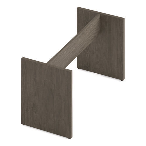 Image of Alera® Alera Seville 96" Wide Conference Table Base, 50w x 22d x 28h, Walnut