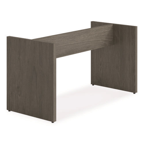 Image of Alera® Alera Seville 96" Wide Conference Table Base, 50w x 22d x 28h, Walnut