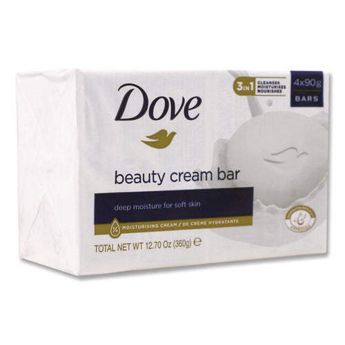 Image of Dove® Moisturizing Bar Soap, Pleasant Scent, 3.15 Oz, 48/carton