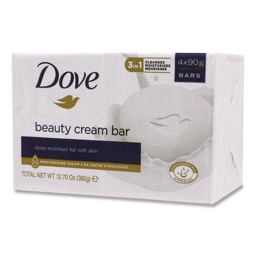 Image of Dove® Moisturizing Bar Soap, Pleasant Scent, 3.15 Oz, 48/carton