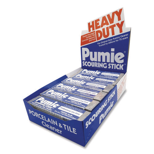Image of Pumie® Scouring Stick, 5.75 x 1.25, Gray, Dozen