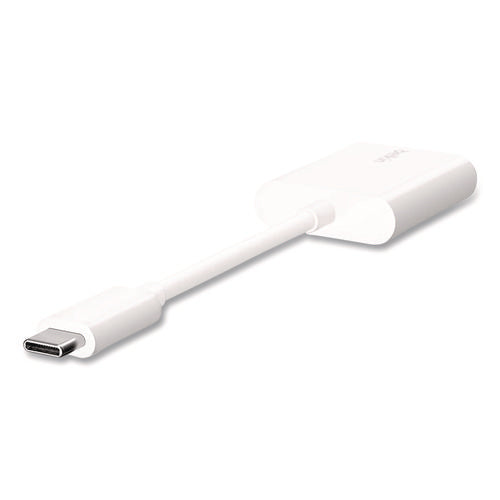 Image of Belkin® RockStar USB-C Audio + Charge Adapter, White