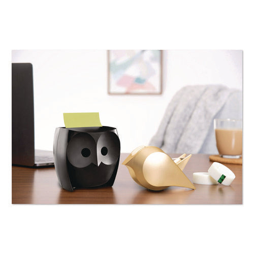 Image of Scotch® Bird Desktop Tape Dispenser, 1" Core, Metallic Gold