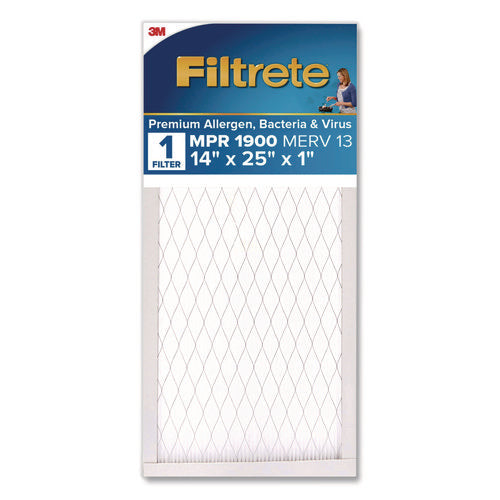 Image of Filtrete High Performance Air Filter, 14 x 25, 4/Carton