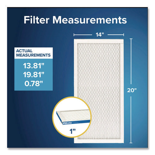 Image of Filtrete High Performance Air Filter, 14 x 20, 4/Carton