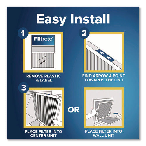 Image of Filtrete High Performance Air Filter, 14 x 20, 4/Carton