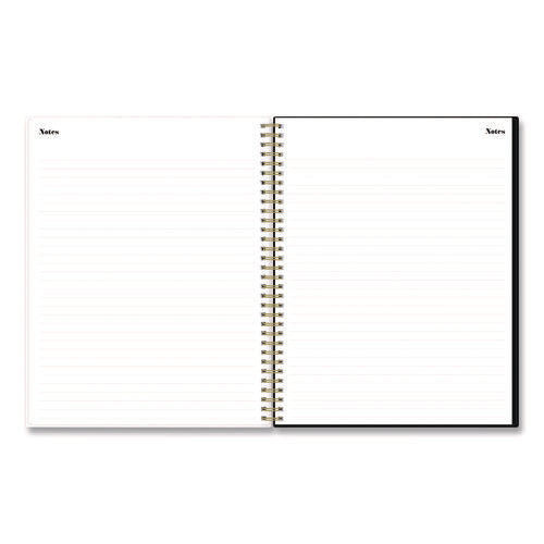 Image of Blue Sky® Dark Gray Gale Lesson Planner, Weekly: Up to Nine Periods per Day, Monthly: Two-Page Spreads, 11 x 8.5, Gray/Mint Green Cover