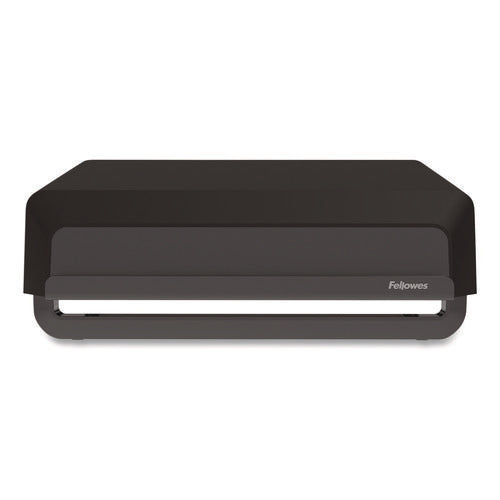 Image of Fellowes® Breyta Monitor Stand, 13.94" x 11.97" x 3.23" to 5.9", Black, Supports 33 lb
