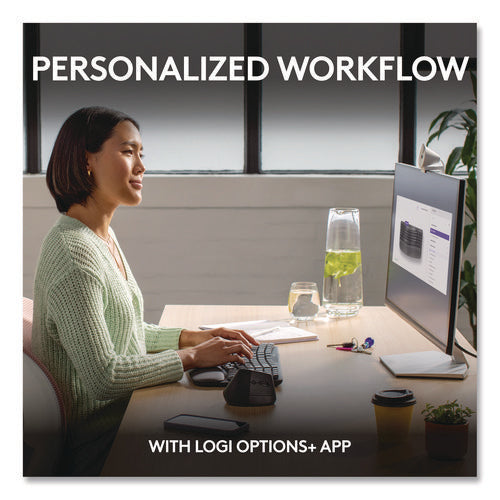 Image of Logitech® ERGO Wave Keyboard for Business, Graphite