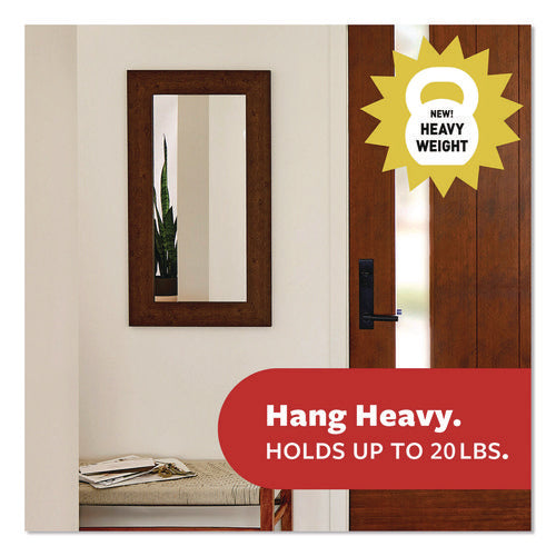 Image of Command X-Large Utility Hook, Plastic, White, 10 lb Capacity, 1 Hook and 4 Strips