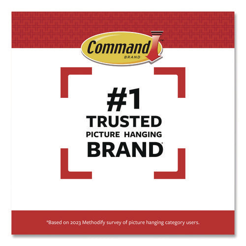 Image of Command Picture Hanging Strips, X-Large, Removable, Holds up to 20 lbs per 4 Pairs, 8 Pairs/Pack