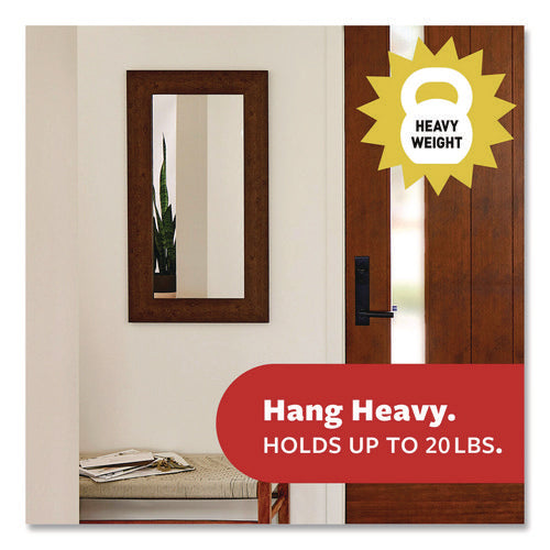 Image of Command Picture Hanging Strips, X-Large, Removable, Holds up to 20 lbs per 4 Pairs, 8 Pairs/Pack