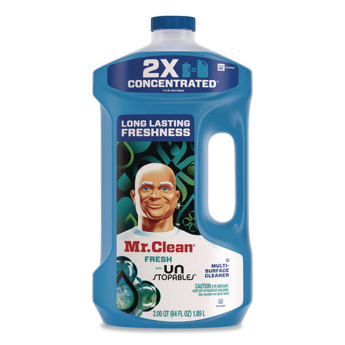 Image of Mr. Clean® Mr. Clean Multipurpose Cleaning Solution, Unstopables Fresh Scent, 64 oz Bottle