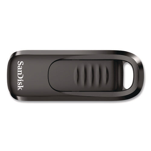 Image of SanDisk® Ultra Slider USB 3.2 Type C Flash Drive, 128 GB, Black