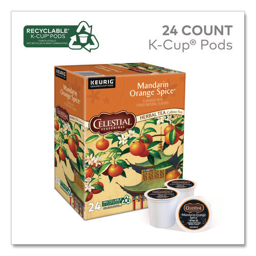 Image of Celestial Seasonings® Mandarin Orange Spice Herb Tea K-Cups 24/box