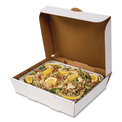 Image of AmerCareRoyal® Catering Boxes, 10.88 x 13 x 3, White, Paper, 50/Carton