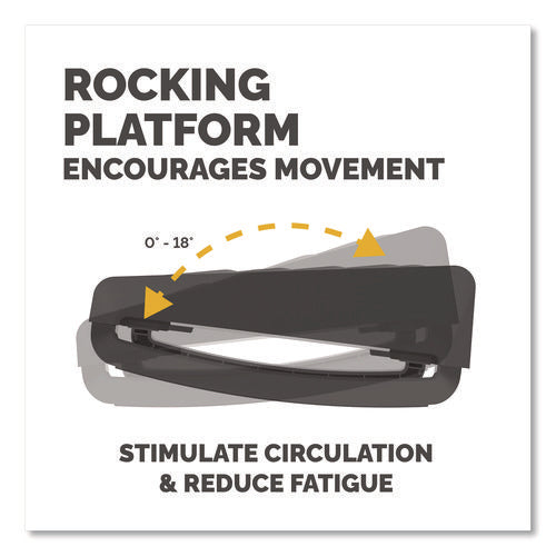 Image of Fellowes® Breyta Foot Rest, 19.3 x 14.2 x 3.9, Black