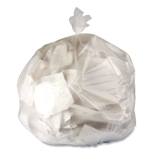 Image of Boardwalk® High-Density Can Liners, 16 gal, 8 mic, 24 x 33, Natural, Perforated Roll, 1,000/Carton