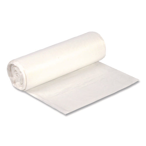Image of Boardwalk® High-Density Can Liners, 16 gal, 8 mic, 24 x 33, Natural, Perforated Roll, 1,000/Carton