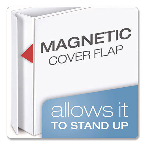 Image of Cardinal® Freestand Easy Open Locking Slant-D Ring Binder, 3 Rings, 2" Capacity, 11 X 8.5, White