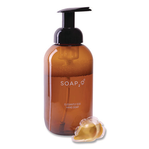 Image of SOAP2O Eco Plastic Soap Dispenser, 500 mL, Brown, 30/Carton