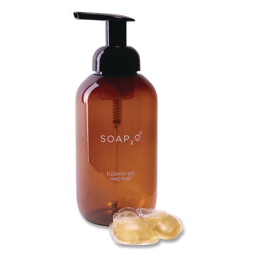 Image of SOAP2O Eco Plastic Soap Dispenser, 500 mL, Brown, 30/Carton