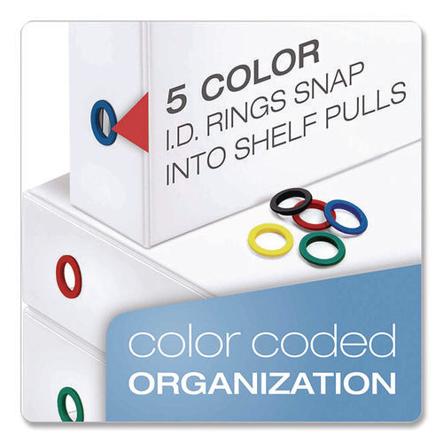 Image of Cardinal® Freestand Easy Open Locking Slant-D Ring Binder, 3 Rings, 3" Capacity, 11 X 8.5, White