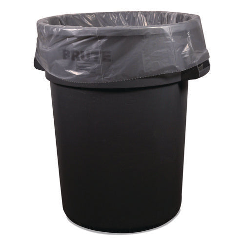 Image of Heritage Linear Low-Density Can Liners with Dual-Dispense Box, 55 gal, 1.3 mil, 40" x 53", Clear, 100/Carton