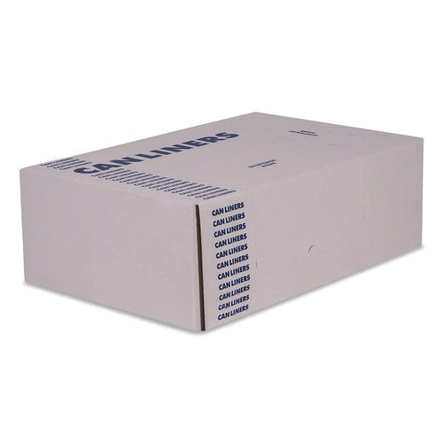 Image of Heritage Linear Low-Density Can Liners with Dual-Dispense Box, 55 gal, 1.3 mil, 40" x 53", Clear, 100/Carton