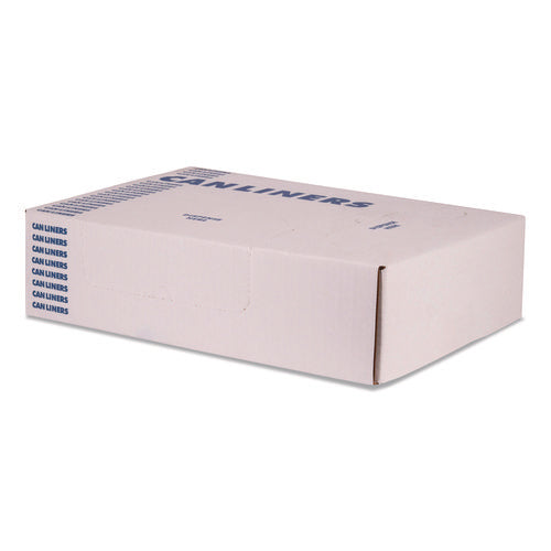 Image of Heritage Linear Low Density Can Liners, 56 gal, 1.5 mil, 46' x 50", Black, 100/Carton