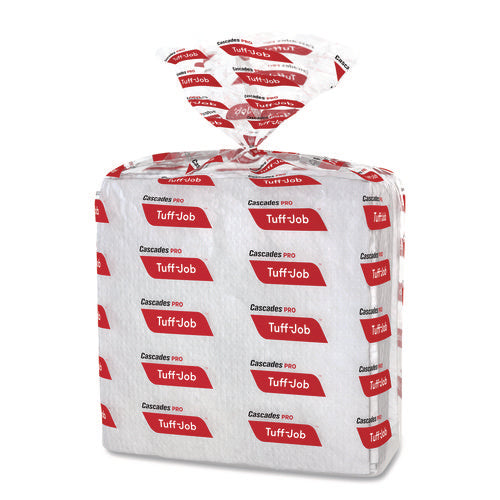 Image of Cascades PRO Tuff-Job S400 Drc Wipers, Medium, 12 X 13, White, 60/pack, 18 Pack/carton