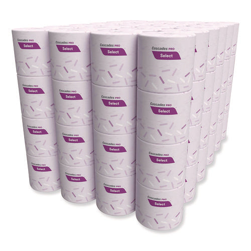 Image of Cascades PRO Select Standard Bath Tissue, 2-Ply, White, 4 X 3.19, 500/roll, 96/carton