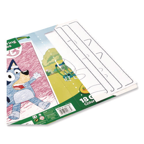 Image of Crayola® Bluey Giant Coloring Pages, (18) 12.13" x 18.88" Sheets