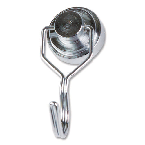 Image of Teacher Created Resources Magnetic Hook, Steel, Silver, Supports Up to 20 lbs, 2/Pack