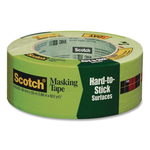 Image of Scotch® Green Masking Tape, 3" Core, 1.88 x 60 yds