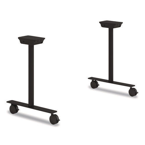 Image of Alera® Alera Seville Training Table Base, 23w x 3d x 28h, Black