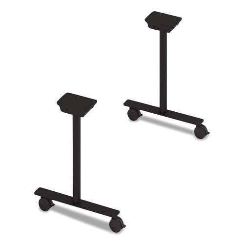 Image of Alera® Alera Seville Training Table Base, 23w x 3d x 28h, Black