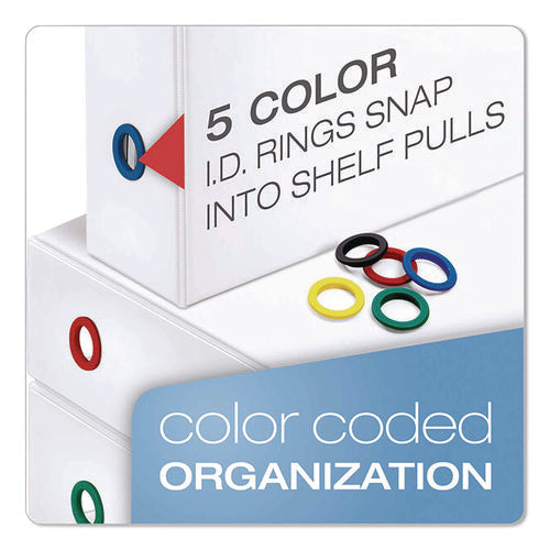 Image of Cardinal® Freestand Easy Open Locking Slant-D Ring Binder, 3 Rings, 5" Capacity, 11 X 8.5, White