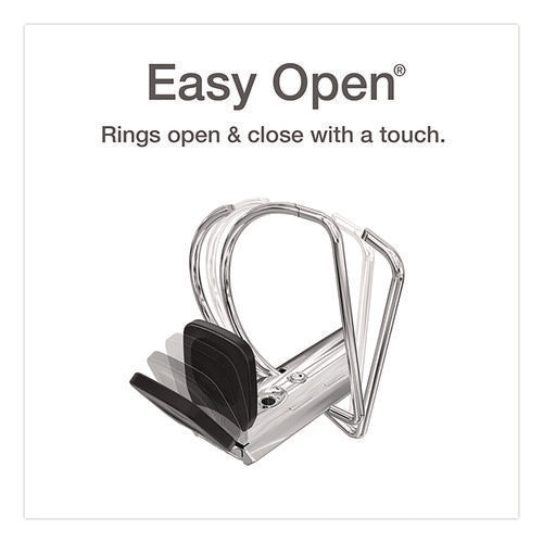 Image of Cardinal® Freestand Easy Open Locking Slant-D Ring Binder, 3 Rings, 5" Capacity, 11 X 8.5, White