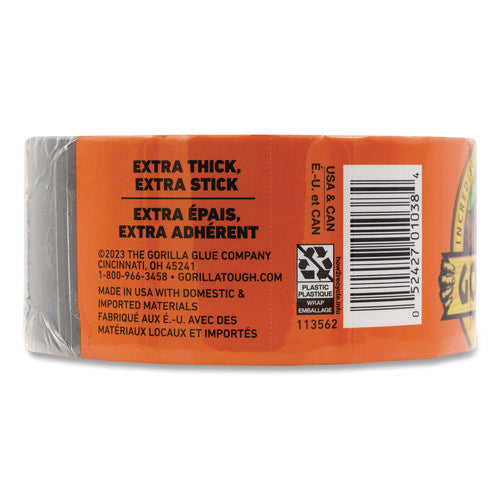 Image of Gorilla® Gorilla Tape, 3" Core, 1.88" x 10 yds, Black
