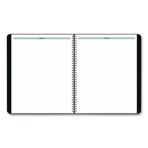 Image of Blueline® Plan and Link Monthly Planner, 11" x 9.06", Black Cover, 16-Months: Sept 2024 to Dec 2025