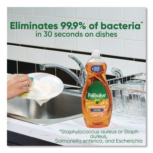 Image of Palmolive® Ultra Antibacterial Dishwashing Liquid, Orange Scent. 32,5 oz Bottle